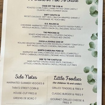 Cille And Scoe - Summer 2025 menu - Southern Near Me - Greensboro, North Carolina Cille And Scoe - Summer 2025 menu - Southern Near Me - Greensboro, North Carolina