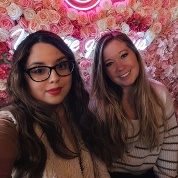 Menya - Myself and my friend in front of the photo wall - Japanese Near Me - Aurora, Colorado Menya - Myself and my friend in front of the photo wall - Japanese Near Me - Aurora, Colorado