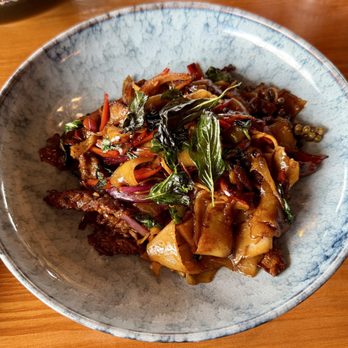 Amata Modern Thai - Beef Drunken noodle - Thai Near Me - Las Vegas, Nevada Amata Modern Thai - Beef Drunken noodle - Thai Near Me - Las Vegas, Nevada