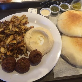 Naf Naf Grill - Chicken shawarma plate with humus and falafels - Middle Eastern Near Me - Naperville, Illinois Naf Naf Grill - Chicken shawarma plate with humus and falafels - Middle Eastern Near Me - Naperville, Illinois