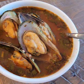 Fiesta Mexicana - Mussels, I wouldn't recommend, they were super chewy, and then I researched green mussels and it tracks - Mexican Near Me - Myrtle Beach, South Carolina