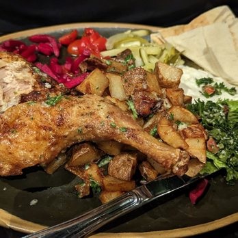 Meddys - Garlicky Chicken.... Best potatoes you will have in your life! - Middle Eastern Near Me - Wichita, Kansas Meddys - Garlicky Chicken.... Best potatoes you will have in your life! - Middle Eastern Near Me - Wichita, Kansas
