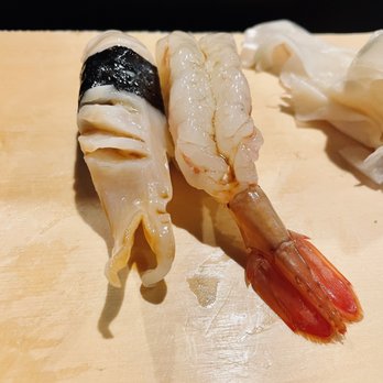 SanKai Sushi - Mirugai (Geoduck) & Amaebi (Sweet Shrimp - Sushi Bars Near Me - Edmonds, Washington SanKai Sushi - Mirugai (Geoduck) & Amaebi (Sweet Shrimp - Sushi Bars Near Me - Edmonds, Washington