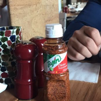 Ambriza - They have Tajín! And fruit or elote to sprinkle it on. - Mexican Near Me - Houston, Texas Ambriza - They have Tajín! And fruit or elote to sprinkle it on. - Mexican Near Me - Houston, Texas