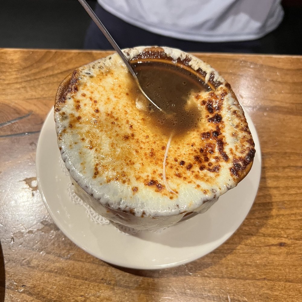 Grasshopper Irish Pub & Restaurant - French onion soup. - Irish Near Me - Newfoundland, New Jersey Grasshopper Irish Pub & Restaurant - French onion soup. - Irish Near Me - Newfoundland, New Jersey