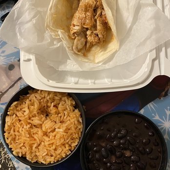 NuvoTaco - Kids chicken taco with beans and rice - Mexican Near Me - Durham, North Carolina