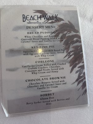 Menu photo 1 Beach Walk Cafe Destin, FL