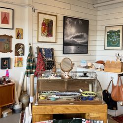 Karl the Store - original art and photography along with vintage clothing and jewelry. It's all in this amazing store very well organized and displayed.