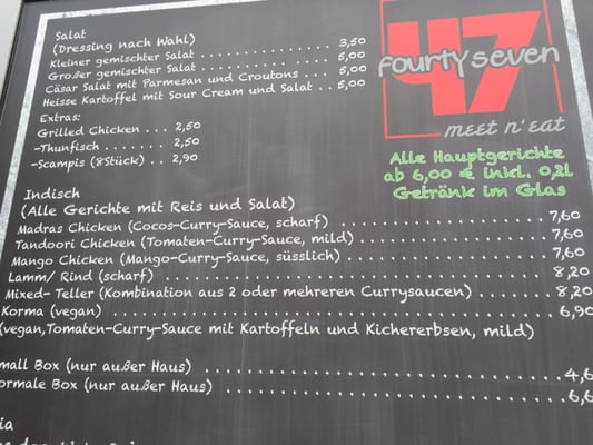 Menu photo 2 47 fourty seven Hamburg, HH