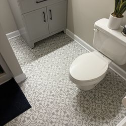1-2-3 Floor - Finished bathroom