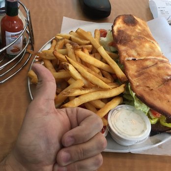 Pizza Bella - Just for scale... a Super Greek sandwich with fries. - Pizza Near Me - Atlanta, Georgia