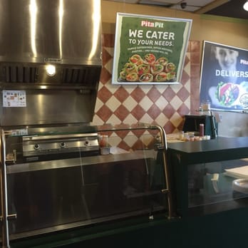 Pita Pit - They grill your pita and fill it with whatever you want! The Avocado cost a little more.  They will even grill your onions!! - Fast Food Near Me - Mammoth Lakes, California