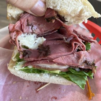 The Sandwich Spot - The #7 Troublemaker Pastrami  on Sour dough ! - Sandwiches Near Me - Frisco, Texas