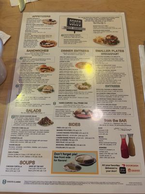 Menu photo 2 Coco's Bakery Restaurant Rancho Cucamonga, CA
