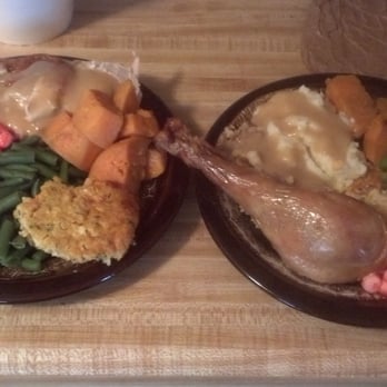 Simply Turkey & More - Thanksgiving Dinner: turkey, stuffing, mashed potatoes, sweet potatoes, baked corn, green beans, and cranberry salad. - Sandwiches Near Me - Harrisburg, Pennsylvania