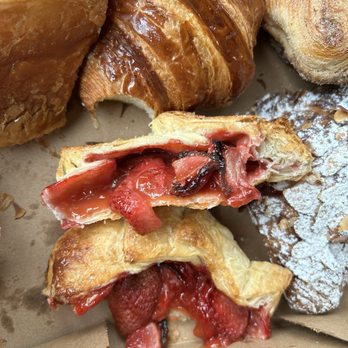 Wayfarer Bread & Pastry - Strawberry Guava Galette ($6.50) cross section - Bakeries Near Me - San Diego, California Wayfarer Bread & Pastry - Strawberry Guava Galette ($6.50) cross section - Bakeries Near Me - San Diego, California