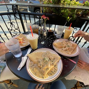 Crepes de Paris - Salmon crepe and Vive La France Crepe - Creperies Near Me - Brea, California