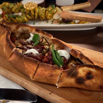 Anixi - Eggplant pide - Vegan Near Me - New York, New York