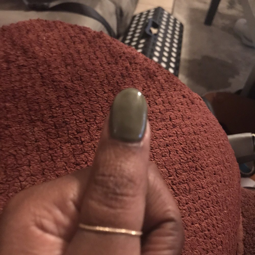 VIP Nails - I can't even describe this mess. Definitely not almond shaped. And not even close to what I came in with. It's bumpy and wide at the tip. - Nail Salons Near Me - Lufkin, Texas VIP Nails - I can't even describe this mess. Definitely not almond shaped. And not even close to what I came in with. It's bumpy and wide at the tip. - Nail Salons Near Me - Lufkin, Texas