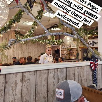 Harvest Kitchen & Bakery - Chef Lori interacting with her guests! - Breakfast & Brunch Near Me - Katy, Texas Harvest Kitchen & Bakery - Chef Lori interacting with her guests! - Breakfast & Brunch Near Me - Katy, Texas
