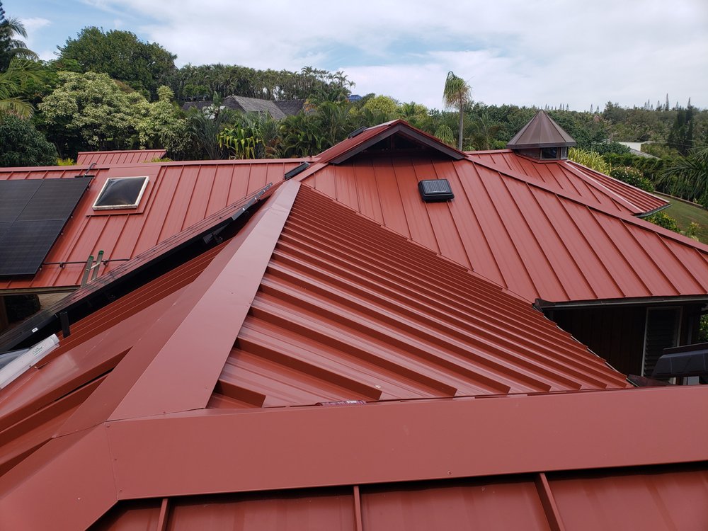 Slide of Metal Roof Pros-Kaua'i Roof Installers