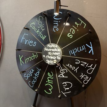 Barn Joo 35 - Spun the wheel n you get a surprise! - Korean Near Me - New York, New York Barn Joo 35 - Spun the wheel n you get a surprise! - Korean Near Me - New York, New York