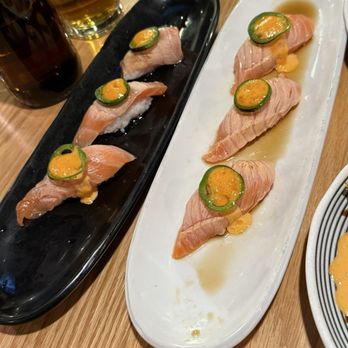 Sushi Roka Bar & Grill - SALMON BELLY Nigiri - Beer Bar Near Me - Poway, California Sushi Roka Bar & Grill - SALMON BELLY Nigiri - Beer Bar Near Me - Poway, California