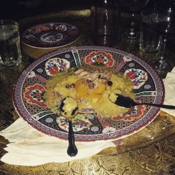 Marrakesh Restaurant - Course #5 couscous with potatoes and carrots - Moroccan Near Me - Philadelphia, Pennsylvania