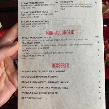 Strap Tank Brewery - Desserts! Specialty drinks - New American Near Me - Lehi, Utah Strap Tank Brewery - Desserts! Specialty drinks - New American Near Me - Lehi, Utah