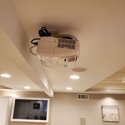 PRS Home Improvement and Security - Home Theater System (110 Inch Epson Projector)