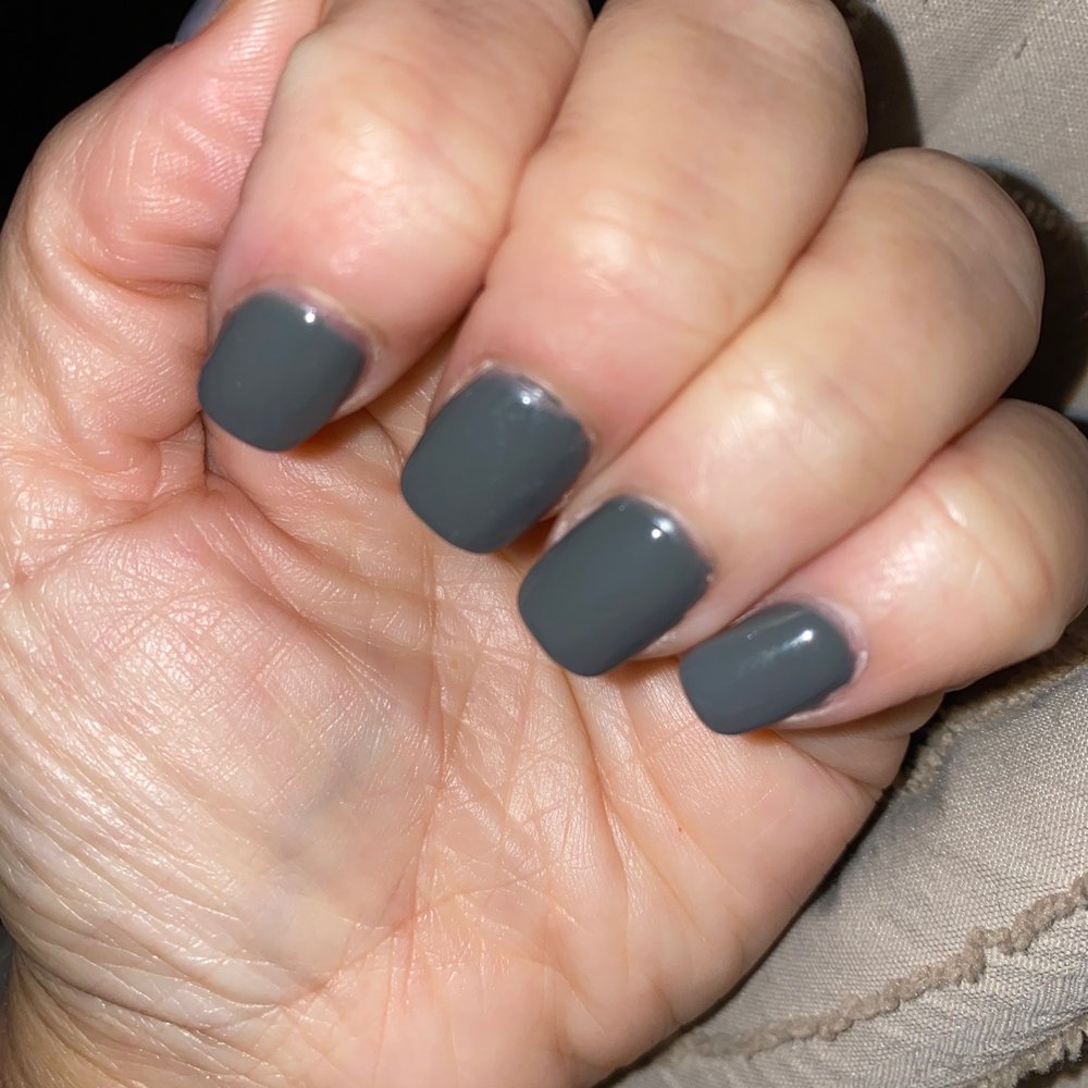 My nails were a DISASTER. Not only did she choose a perfect color but she fixed what I thought was "in fixable".