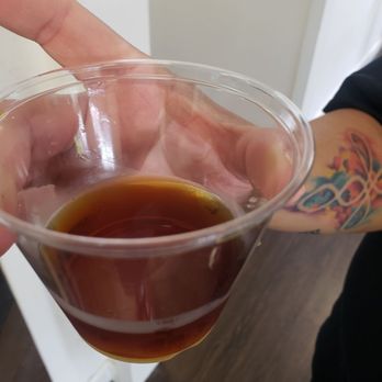 Coffee Me Crazy - Bourbon Shot, jk jk.. it's cold brew. Smells and tastes like Bourbon. - Coffee & Tea Near Me - San Antonio, Texas