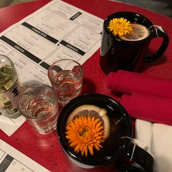 Komodo Loco - Filtered Saki and a season tea drink - Sushi Bars Near Me - Denton, Texas Komodo Loco - Filtered Saki and a season tea drink - Sushi Bars Near Me - Denton, Texas
