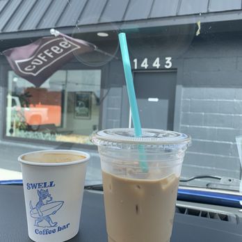 Swell Coffeebar - Ordered a cortado and an iced coffee. - Coffee & Tea Near Me - Crescent City, California Swell Coffeebar - Ordered a cortado and an iced coffee. - Coffee & Tea Near Me - Crescent City, California