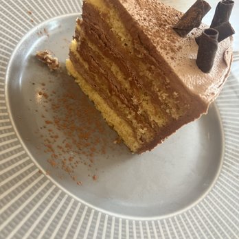 City Post Chophouse - Yellow cake with chocolate buttercream - Steakhouses Near Me - Georgetown, Texas City Post Chophouse - Yellow cake with chocolate buttercream - Steakhouses Near Me - Georgetown, Texas