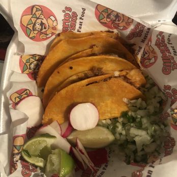 Gilbertos Taco Shop 2 - Queso Birria taco with a side of consume - Tacos Near Me - Arlington, Texas Gilbertos Taco Shop 2 - Queso Birria taco with a side of consume - Tacos Near Me - Arlington, Texas
