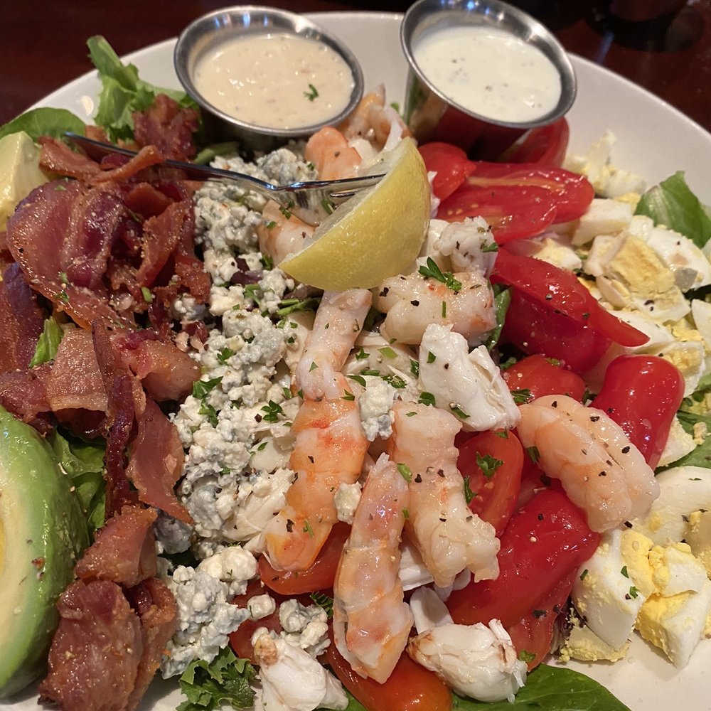 Pappadeaux Seafood Kitchen - Seafood Cobb salad - Seafood Near Me - Conroe, Texas