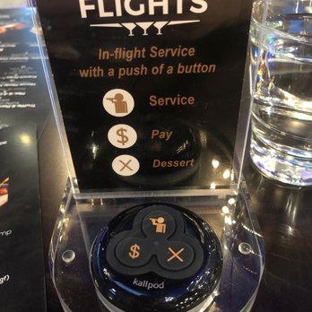 Flights - Service button to call waiter/waitress just like call button on a plane! - New American Near Me - Las Vegas, Nevada Flights - Service button to call waiter/waitress just like call button on a plane! - New American Near Me - Las Vegas, Nevada