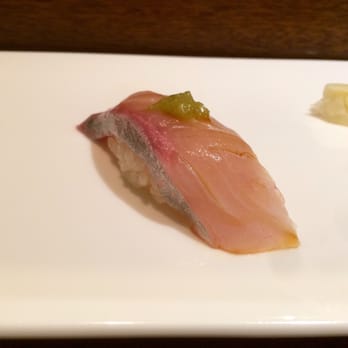 Sushi Katsuei - Kampachi with Spicy Yuzu - Sushi Bars Near Me - Brooklyn, New York