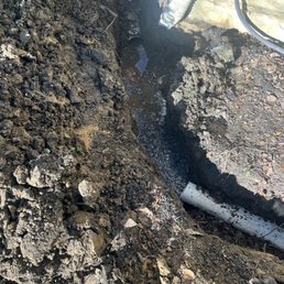 Cut drain line Cut drain line