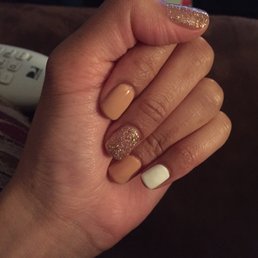Gel manicure that I was very satisfied with Gel manicure that I was very satisfied with