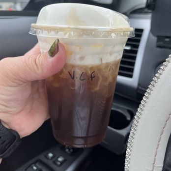 Roasted Elements Coffee - 16oz cold brew with vanilla cold foam - Coffee Roasteries Near Me - Downers Grove, Illinois Roasted Elements Coffee - 16oz cold brew with vanilla cold foam - Coffee Roasteries Near Me - Downers Grove, Illinois