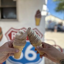Delgadillo's Snow Cap Drive-In - Super tasty cones! $3 each