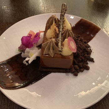 Harvest - Chocolate and lemon mousse cake. - New American Near Me - Las Vegas, Nevada Harvest - Chocolate and lemon mousse cake. - New American Near Me - Las Vegas, Nevada
