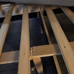 Broken bed frame Broken bed frame