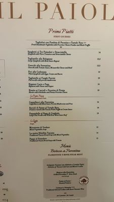 Menu photo 5 Il Paiolo Florence, FI