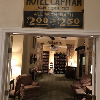 Hotel El Capitan - Quaint hotel - Hotels Near Me - Van Horn, Texas