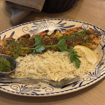 Ema - Grilled Oishii Shrimp Kebab - Mediterranean Near Me - Austin, Texas
