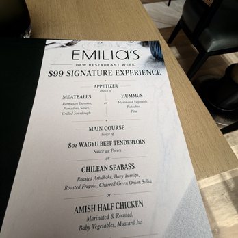 Emilia's - Mediterranean Near Me - Fort Worth, Texas
