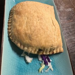 Spinach Jamaican Pattie was so good
